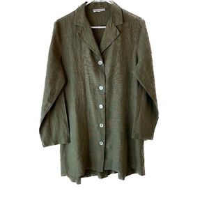 Bryn Walker Ladies Medium Linen Button-down Tunic
